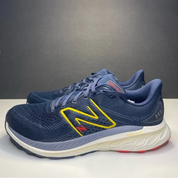 New Balance 860v13 M86013B Blue Orange Men’s Size 11 2E - Picture 5 of 10